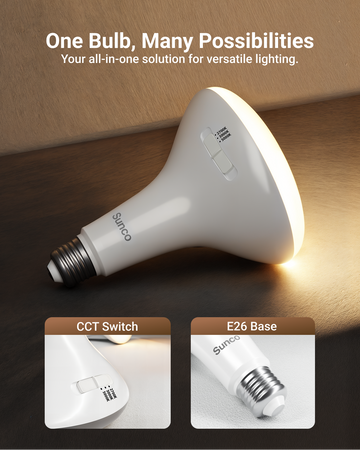 Lower your energy consumption instantly (up to 85%) by converting to LED. Features a 110° beam angle for wall washes and overhead lighting to cast light over a large area.